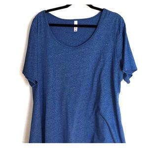 3XL Blue LuLaRoe  Perfect Tee Tunic